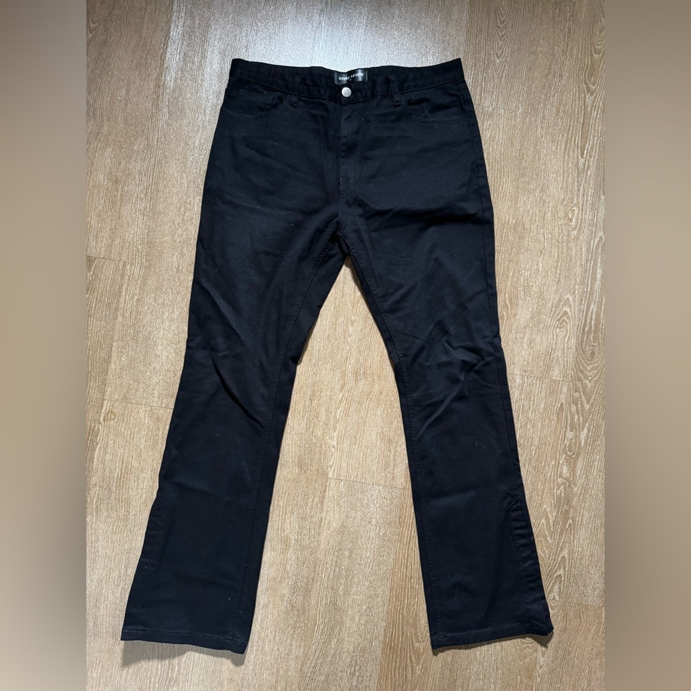 Hyperdenim Men's Black Flare Jeans 36